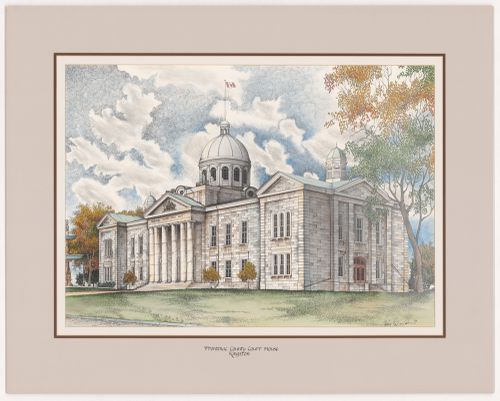 Frontenac County Court House, Kingston, from Court Houses in Ontario
