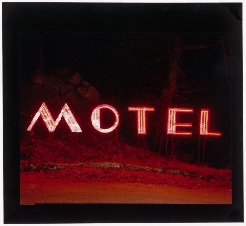 Sign for the "Senic [sic] Motel". Chattanooga, Tennessee