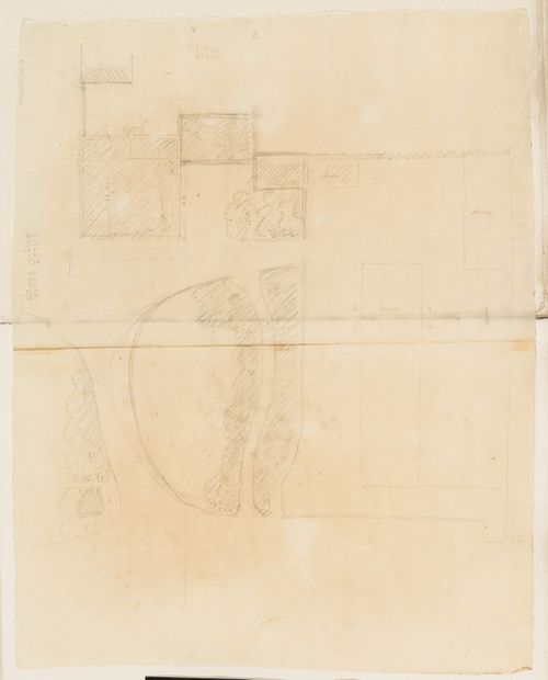 Project no. 10 for a country house for comte Treilhard: Site plan