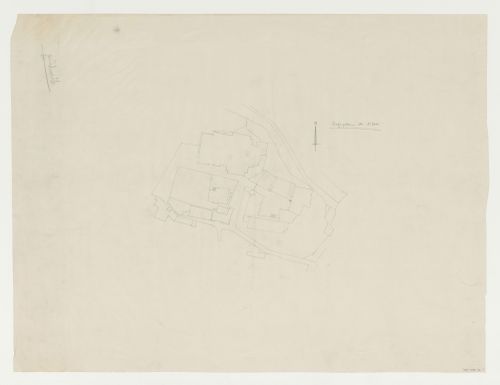 Site plan for an addition to an existing building, possibly a school, Limburg an der Lahn, Germany