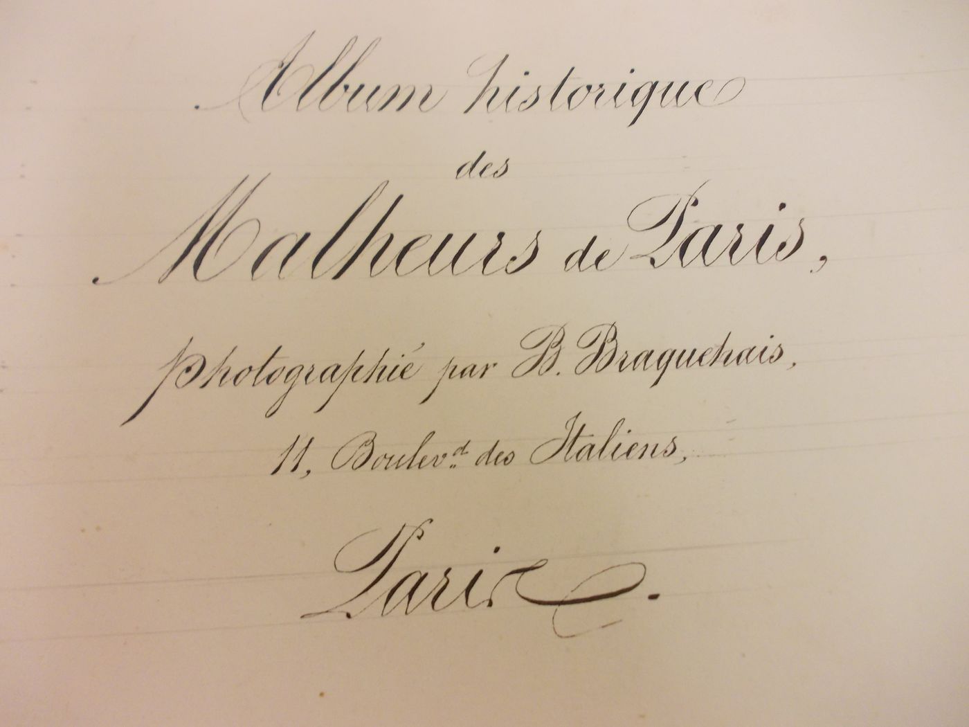 Views of the siege and destruction of Paris during the Paris Commune, Paris, France