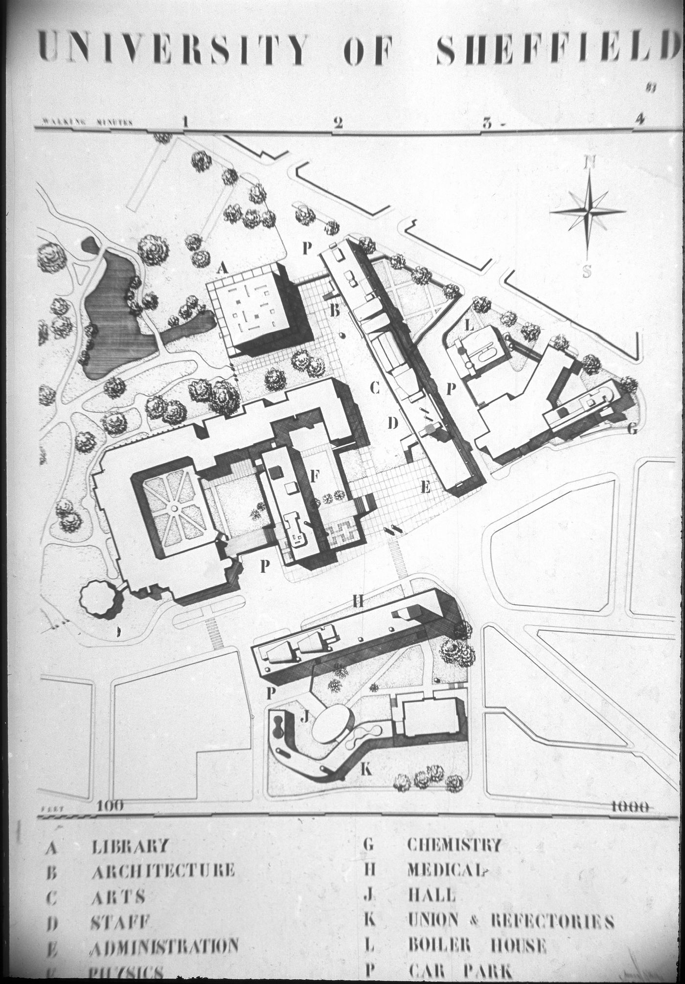 Sheffield University master plan, England