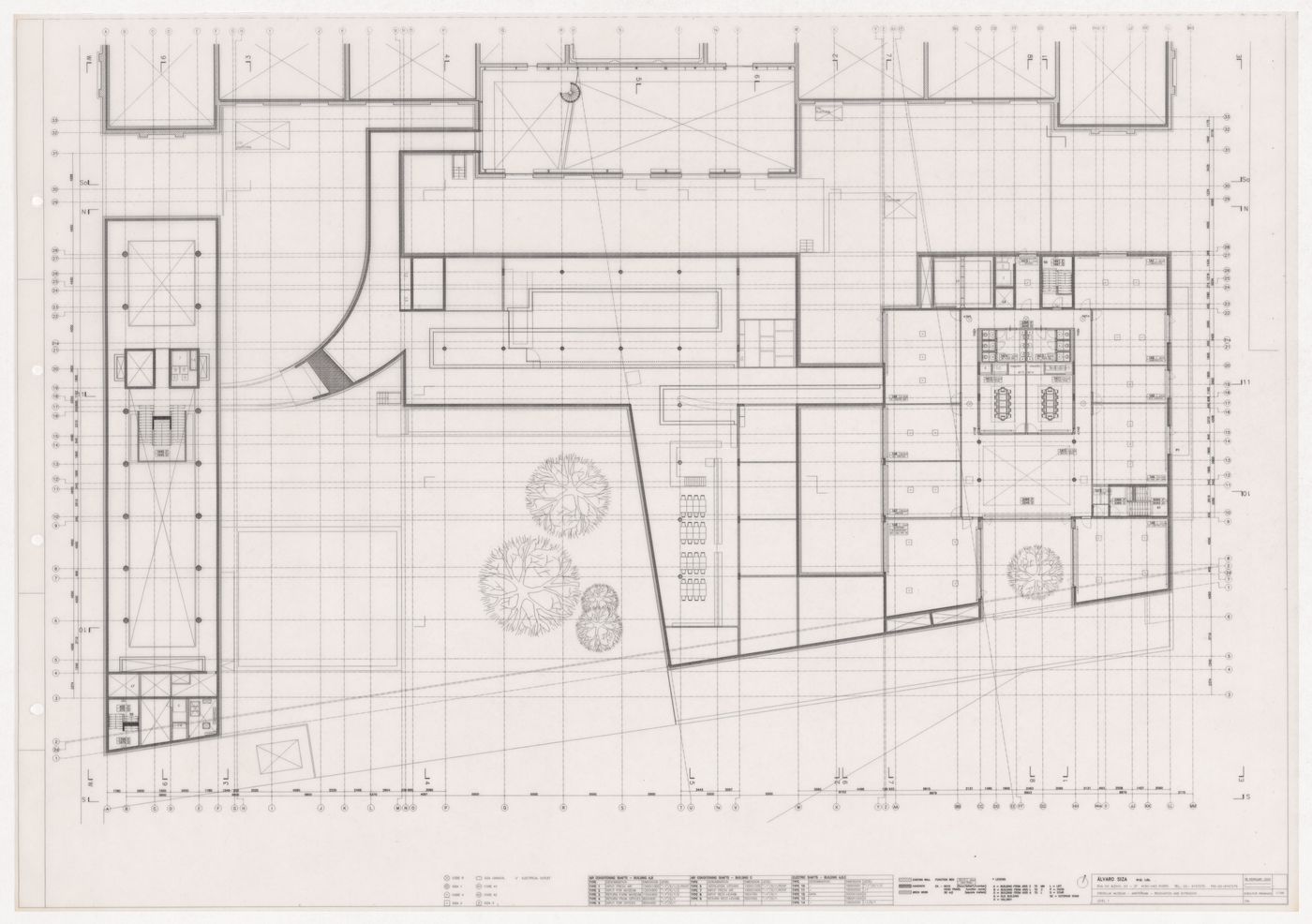 Level one plan for Renovação e extensão do Museu Stedelijk, Amsterdam, the Netherlands
