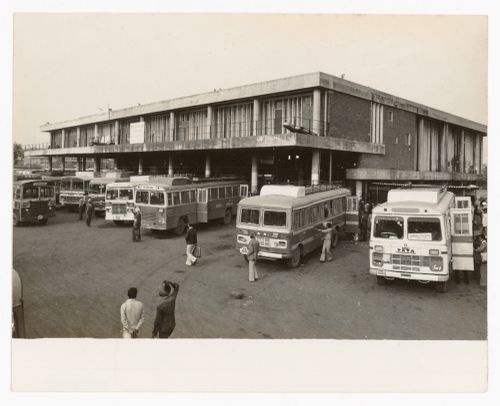 Inter-state Bus Terminus Building in Sector 17, Chandigarh, India, designed by Aditya Prakash and A.R. Prabhawalkar