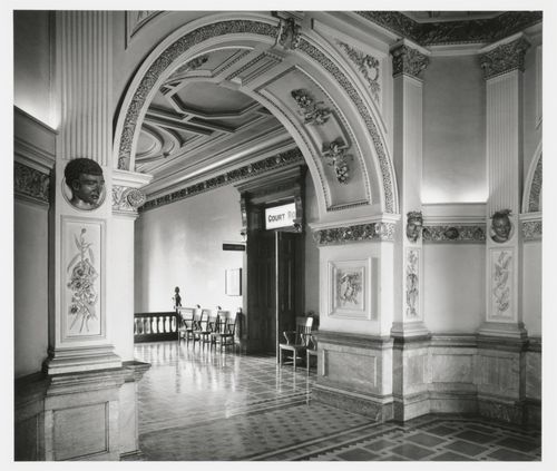 Second-floor hallway, Miami County Court House, Troy, Ohio