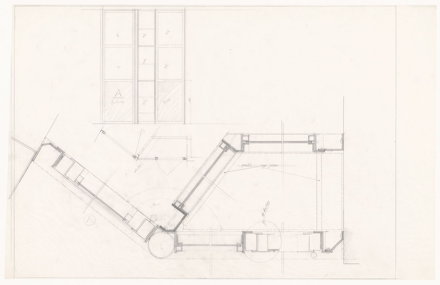 Floor plan for Casa Spataro, Milan, Italy