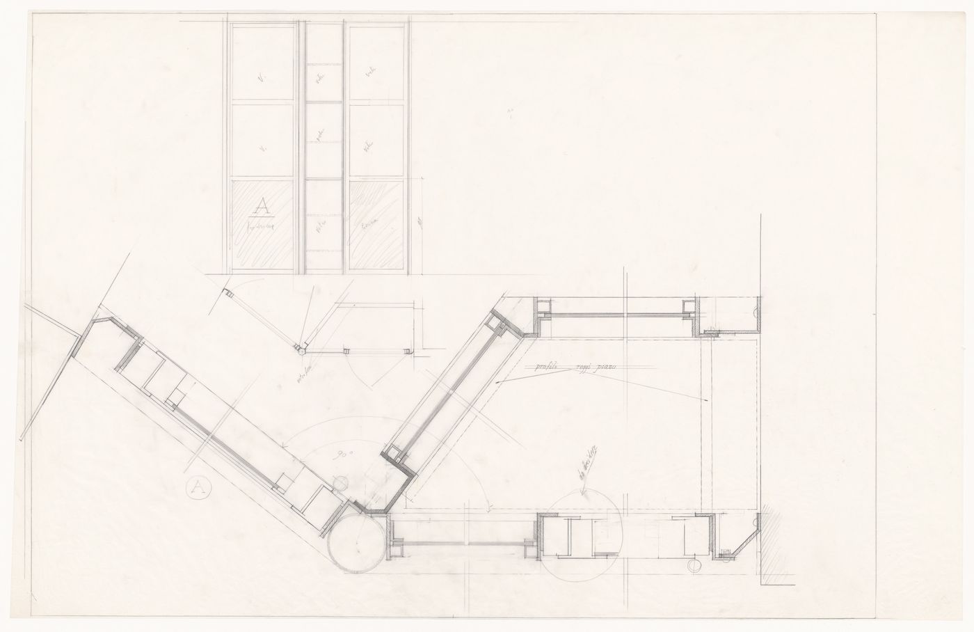 Floor plan for Casa Spataro, Milan, Italy