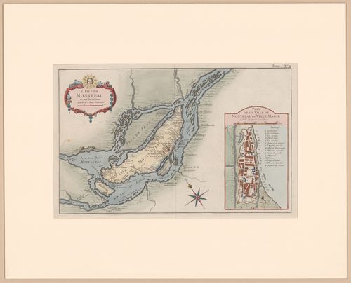 Map of the Island of Montréal and its surroundings / Carte de l'île de Montréal et de ses environs
