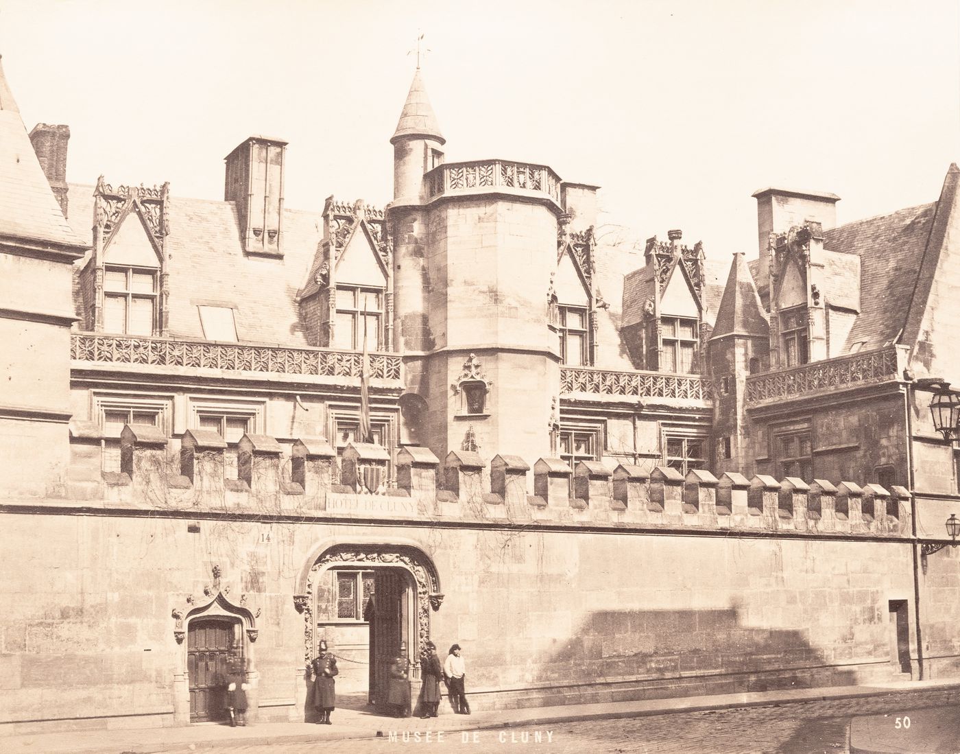 Plate from album ''Buildings, parks and streets of Paris, Versailles and environs, France''