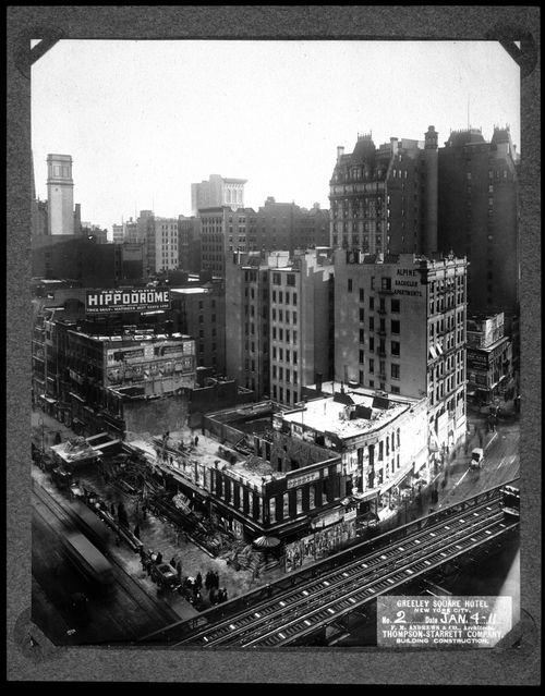 Plate from album ''Hotel McAlpin, New York City 1911-12''