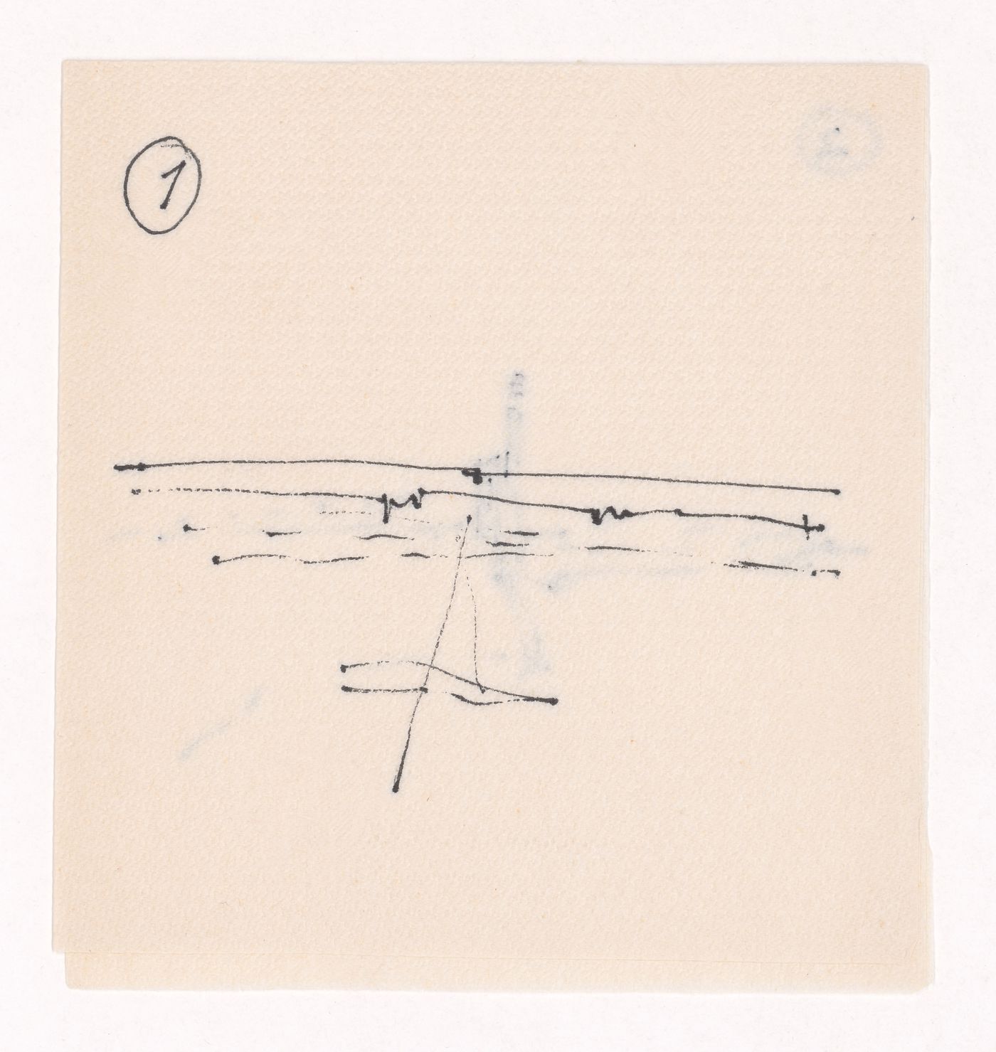 Sketch perspectives for Parque Urbano, Salemi, Italy