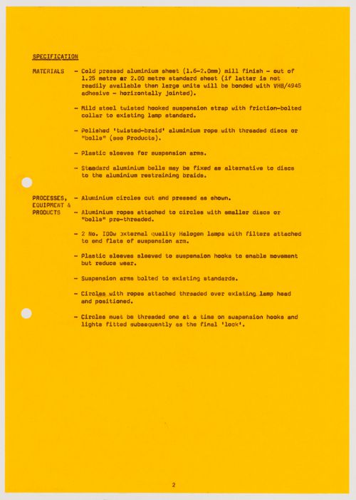 Oxmast proposal, page 2: specifications