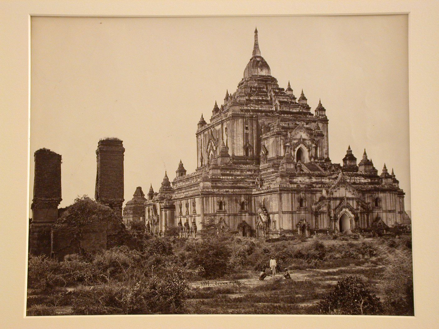 View of the That-Byin-Nyu [The Omniscient] Pagoda, Pagan, Burma (now Myanmar)