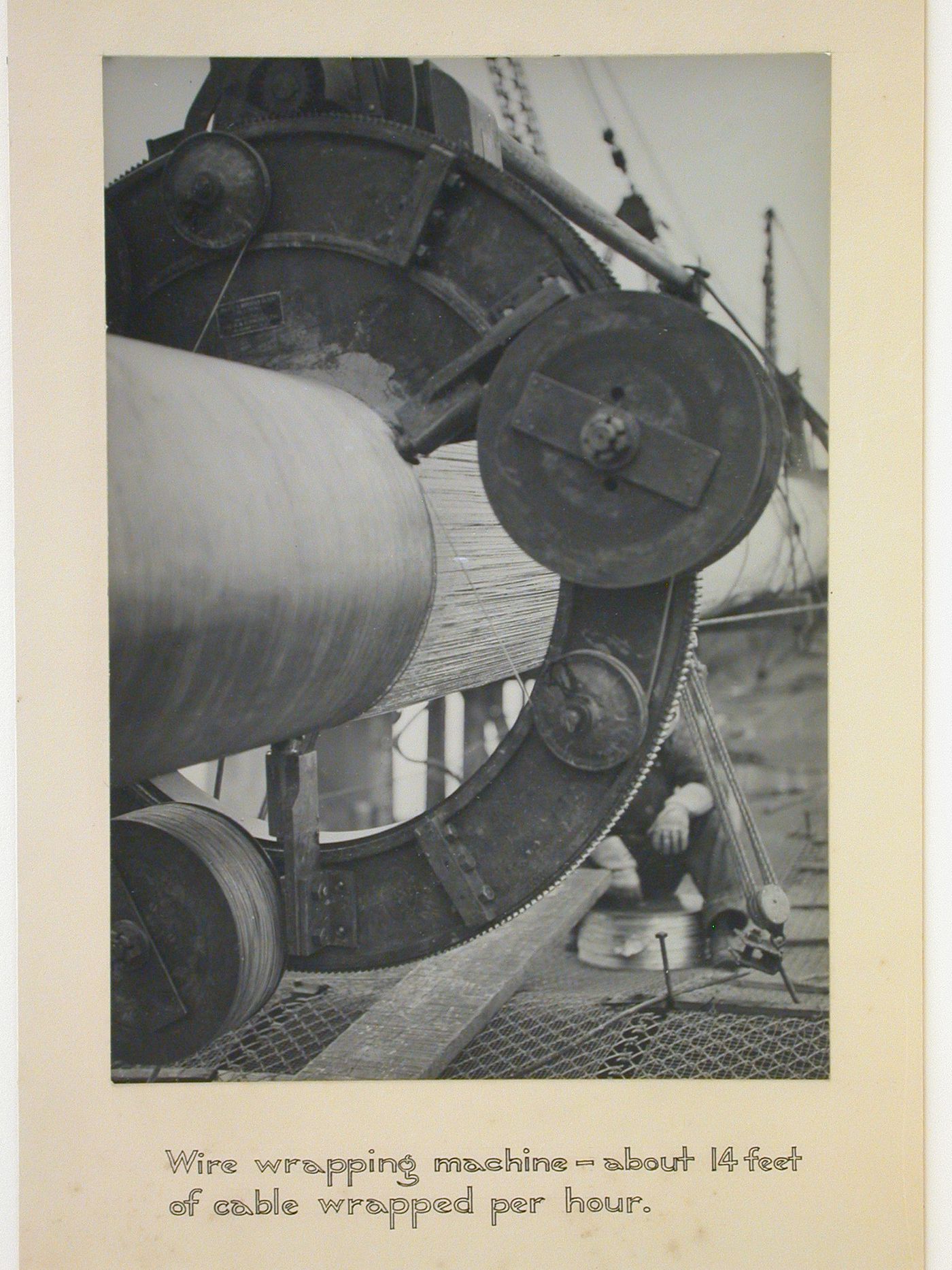 San Francisco - Oakland Bay Bridge under construction, Oakland and San Francisco, California