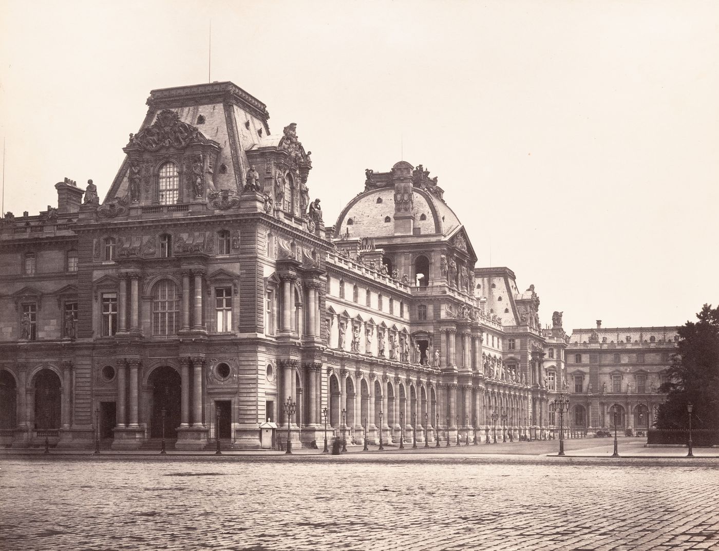 Plate from album ''Buildings, parks and streets of Paris, Versailles and environs, France''