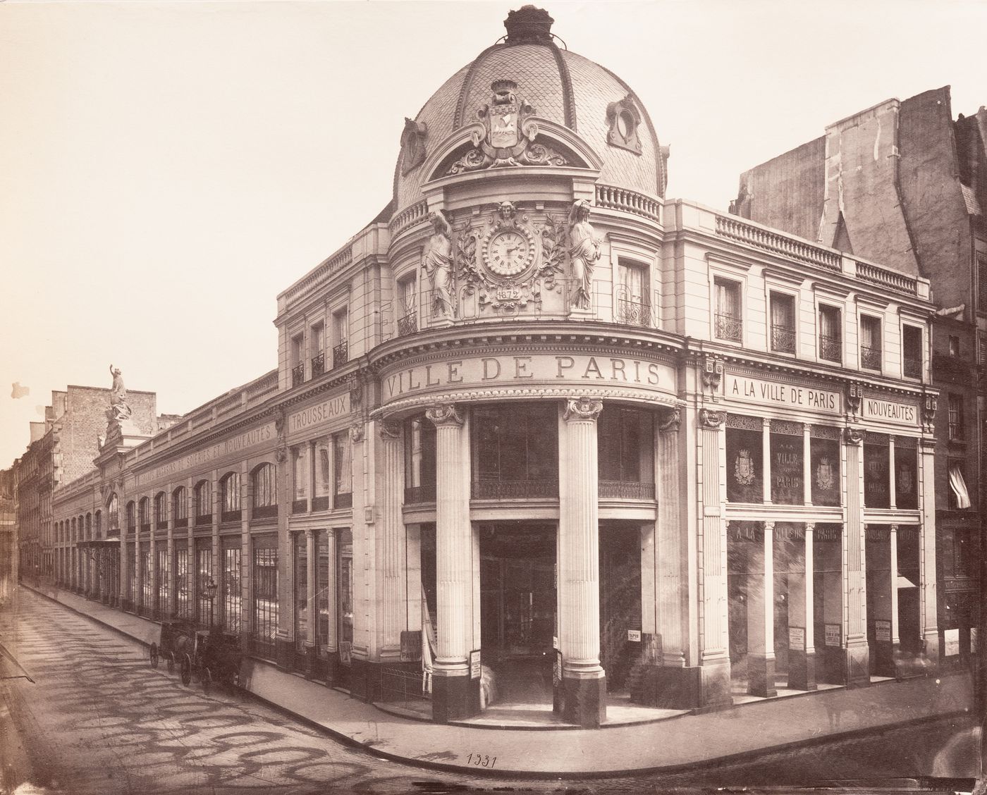 Plate from album ''Buildings, parks and streets of Paris, Versailles and environs, France''