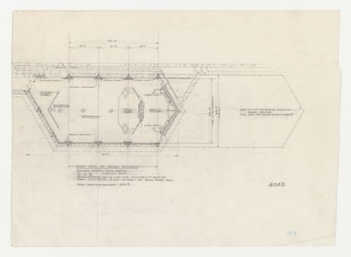 Wayfarers' Chapel, Palos Verdes, California: Plan for parish house to be constructed in two phases