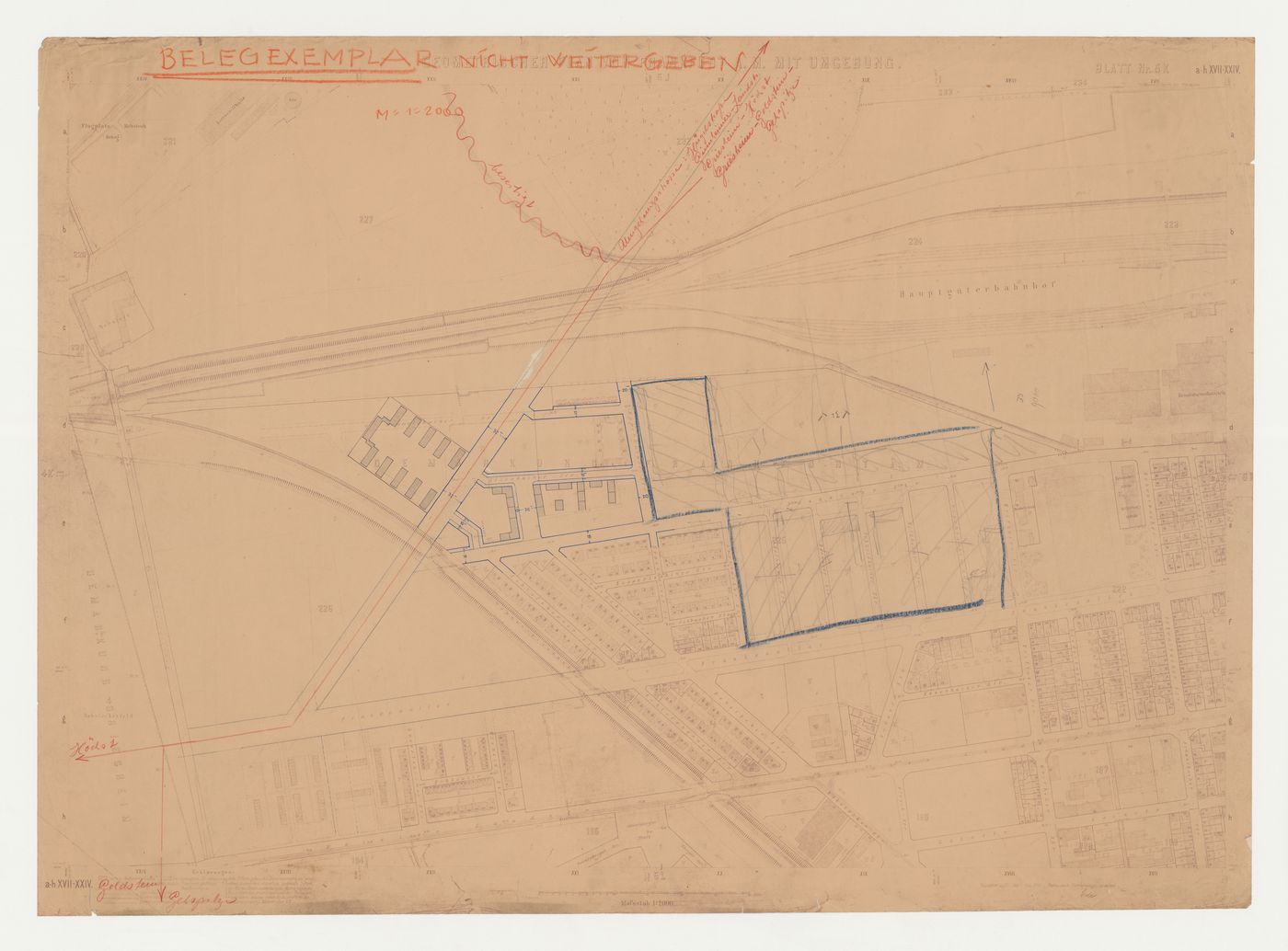 Site plan for Hellerhof Housing Estate, Frankfurt am Main, Germany