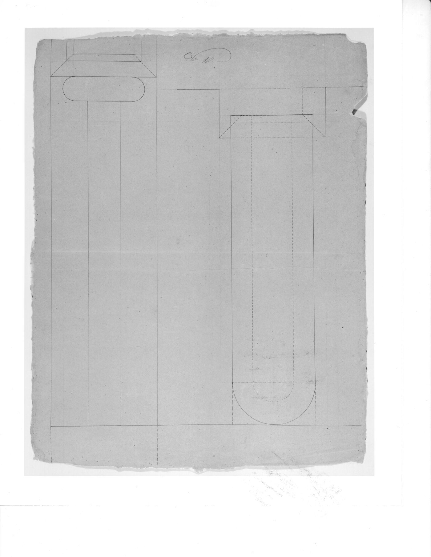 Plans [?] for paneling and/or decorative details for Notre-Dame de Montréal