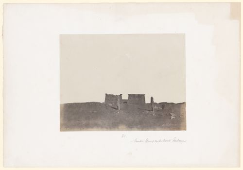 View of Temple of Sebua, Dromos, Wadi Seboua, Egypt