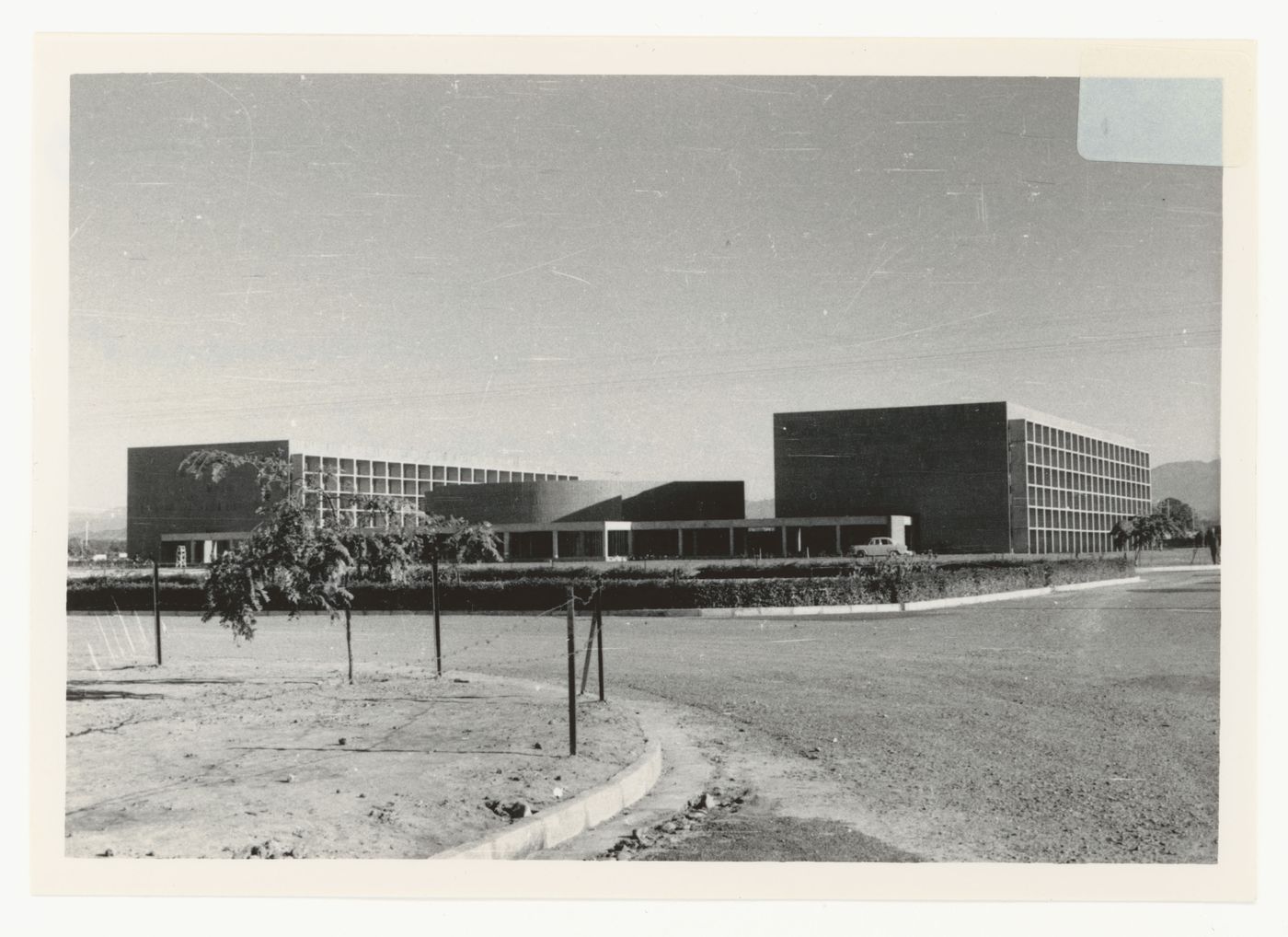 View of the University Arts College, Panjab University, Sector 14, Chandigarh, India