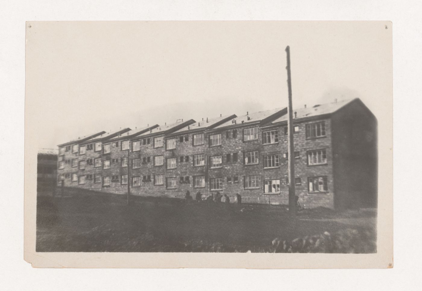 View of housing in the First Block, Magnitogorsk, Soviet Union (now in Russia)