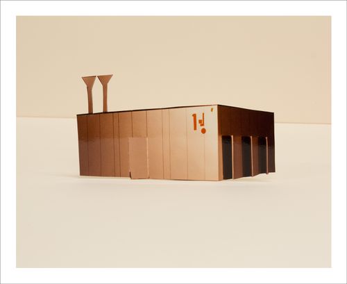 Proofs of Relevance: View of a collage of a residential prototype Vivienda AH Gia, Abalos & Herreros (1993-1996)