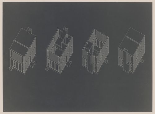 Axonometrics for Freidlander House