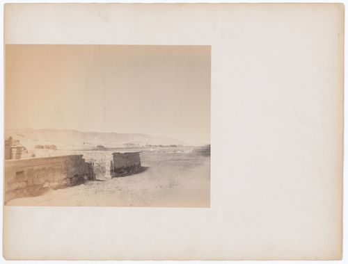 Section 3 of 3 of Panorama of the Mortuary Temple of Ramesses III at Medinet Habu, Egypt