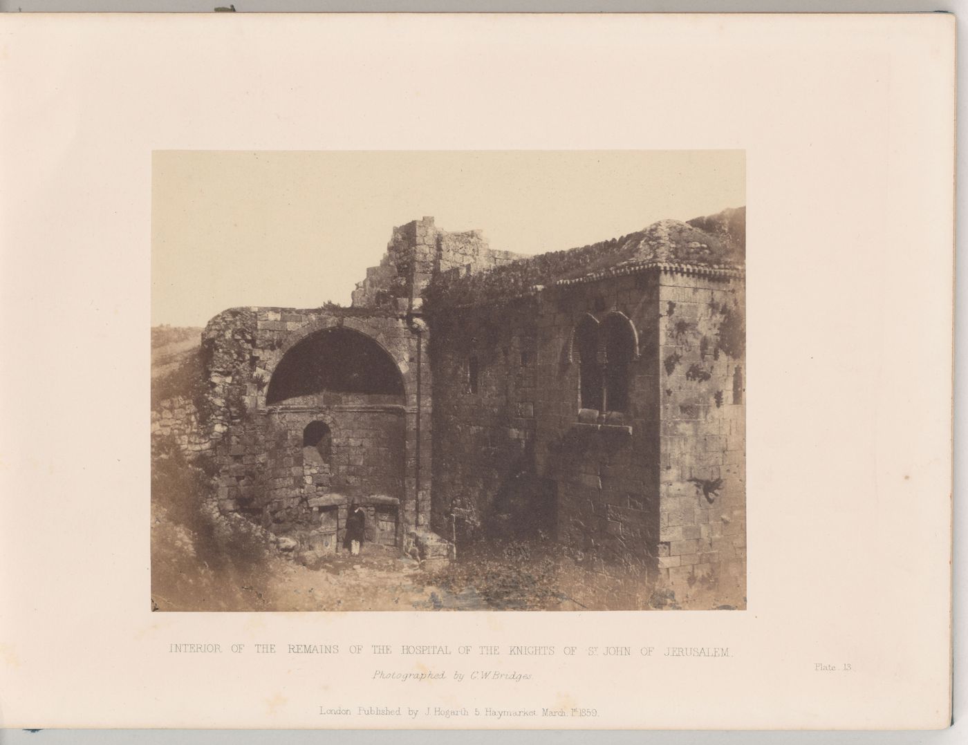 Interior of the Remains of the Hospital of the Knights of St John of Jerusalem