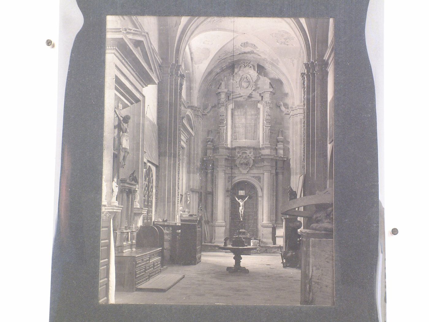 Interior view of the sacristy of the Templo de la Sagrada Compañía de Jesús (now Church of the Oratorio de San Felipe Neri), Guanajuato, Mexico