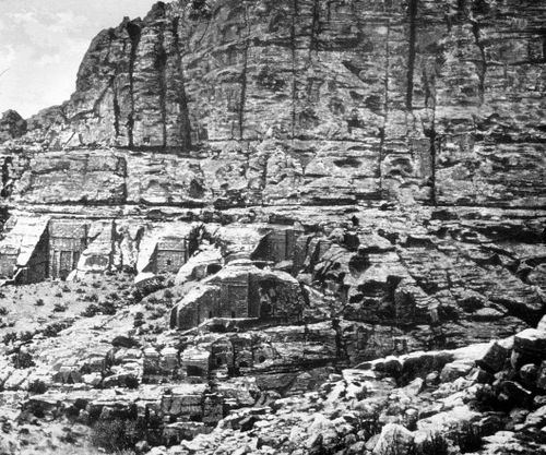 View of an archeological site near the Dead Sea, Israel