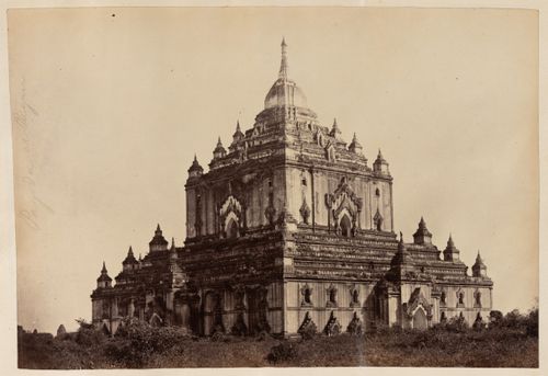 View of the That-byin-nyu Temple, Pagan, Burma (now Myanmar)