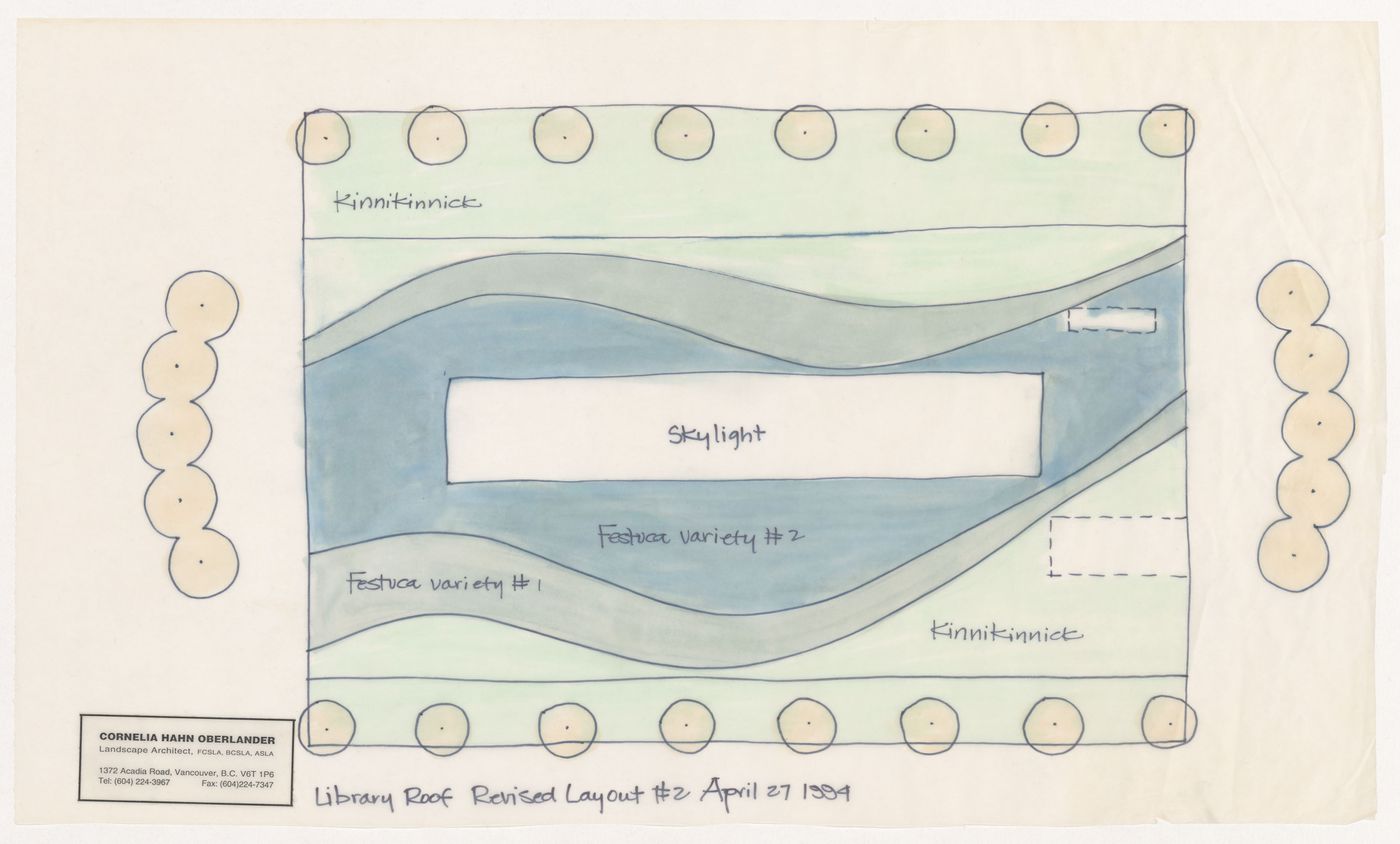 Roof layout for Library Square, Vancouver, British Columbia