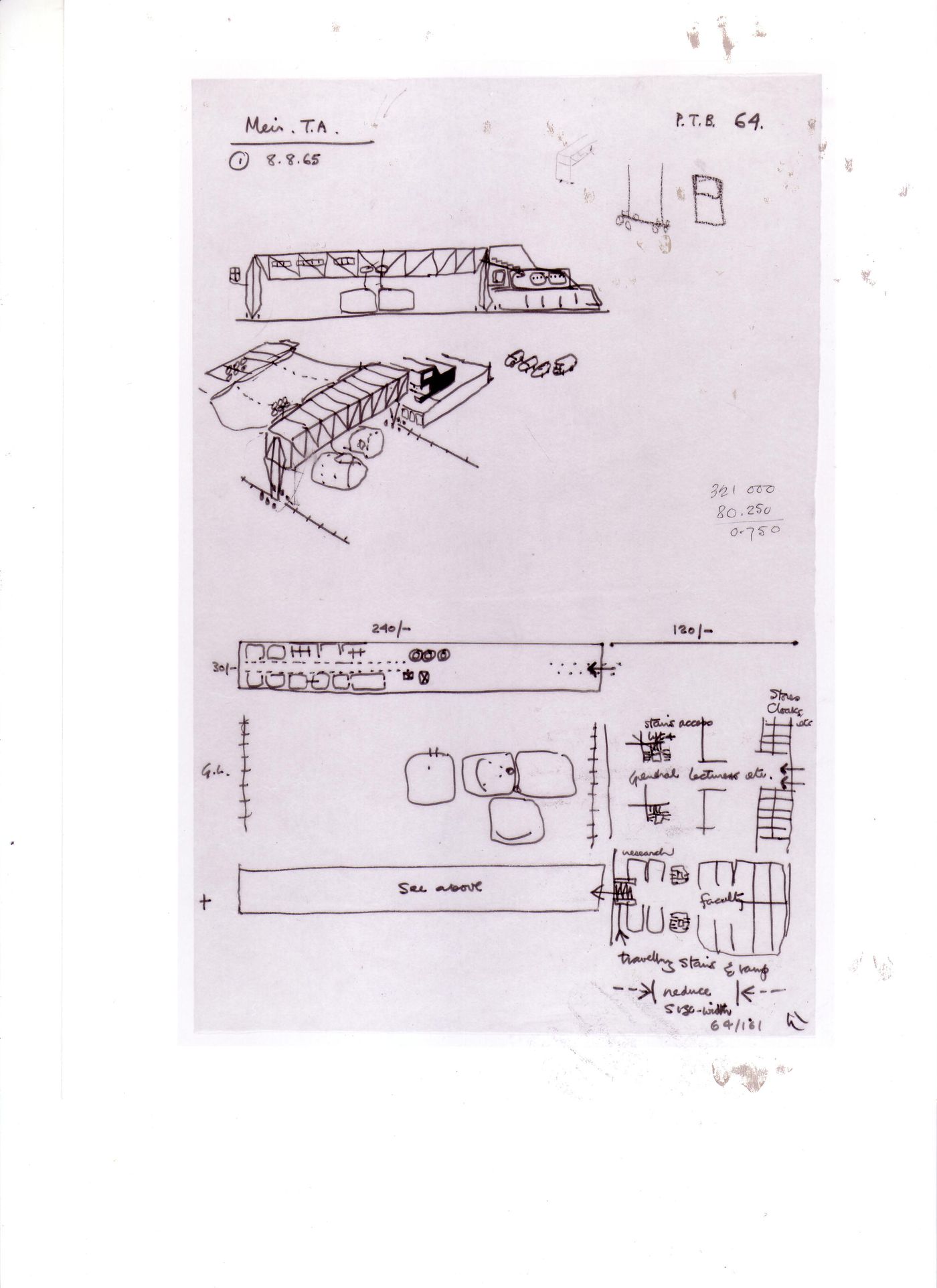 Potteries Thinkbelt: plan, section, and details, Meir Transfer Area