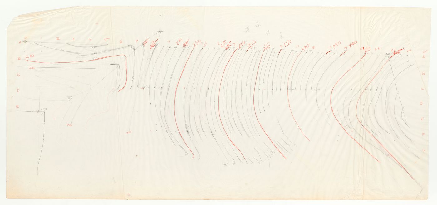 Swedenborg Memorial Chapel, El Cerrito, California: Partial contour map of site