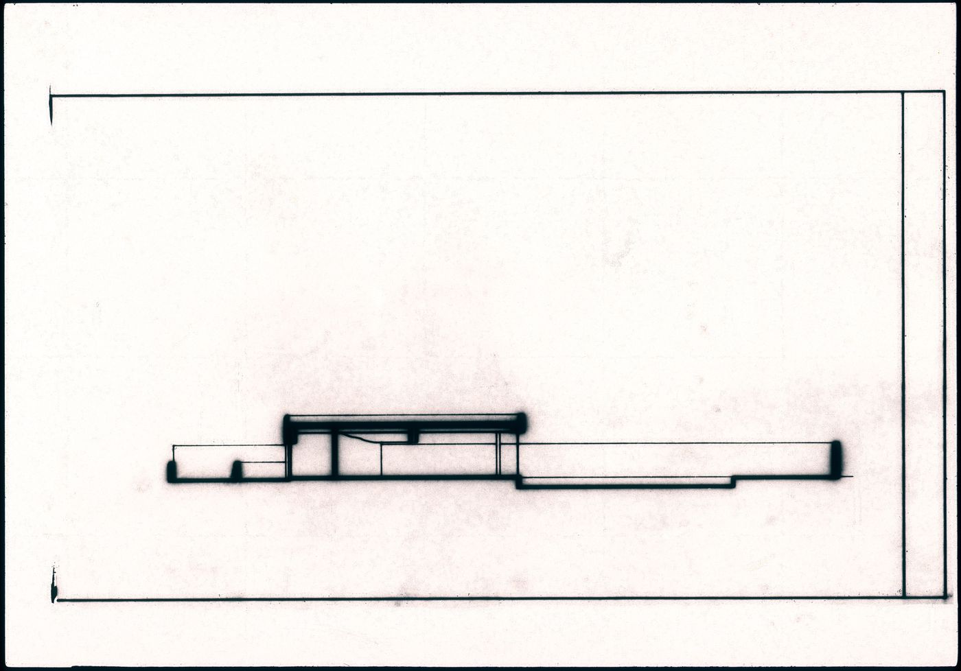 Slide of drawing for Casa Manuel Magalhães, Porto