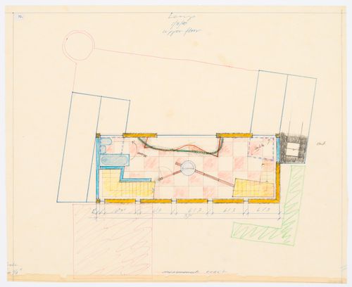 Plan of the upper floor for Nofamily House