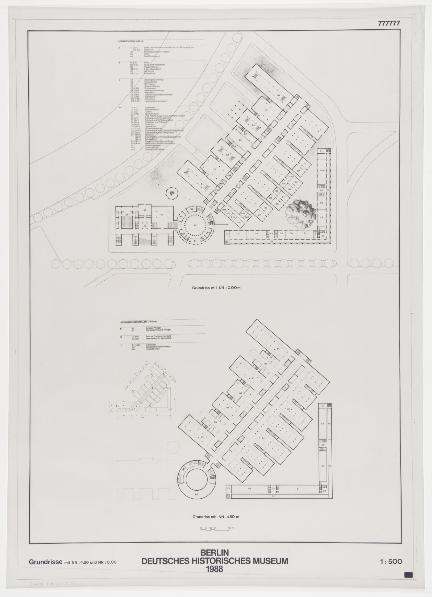 Deutsches Historisches Museum, Berlin, Germany: floor plans