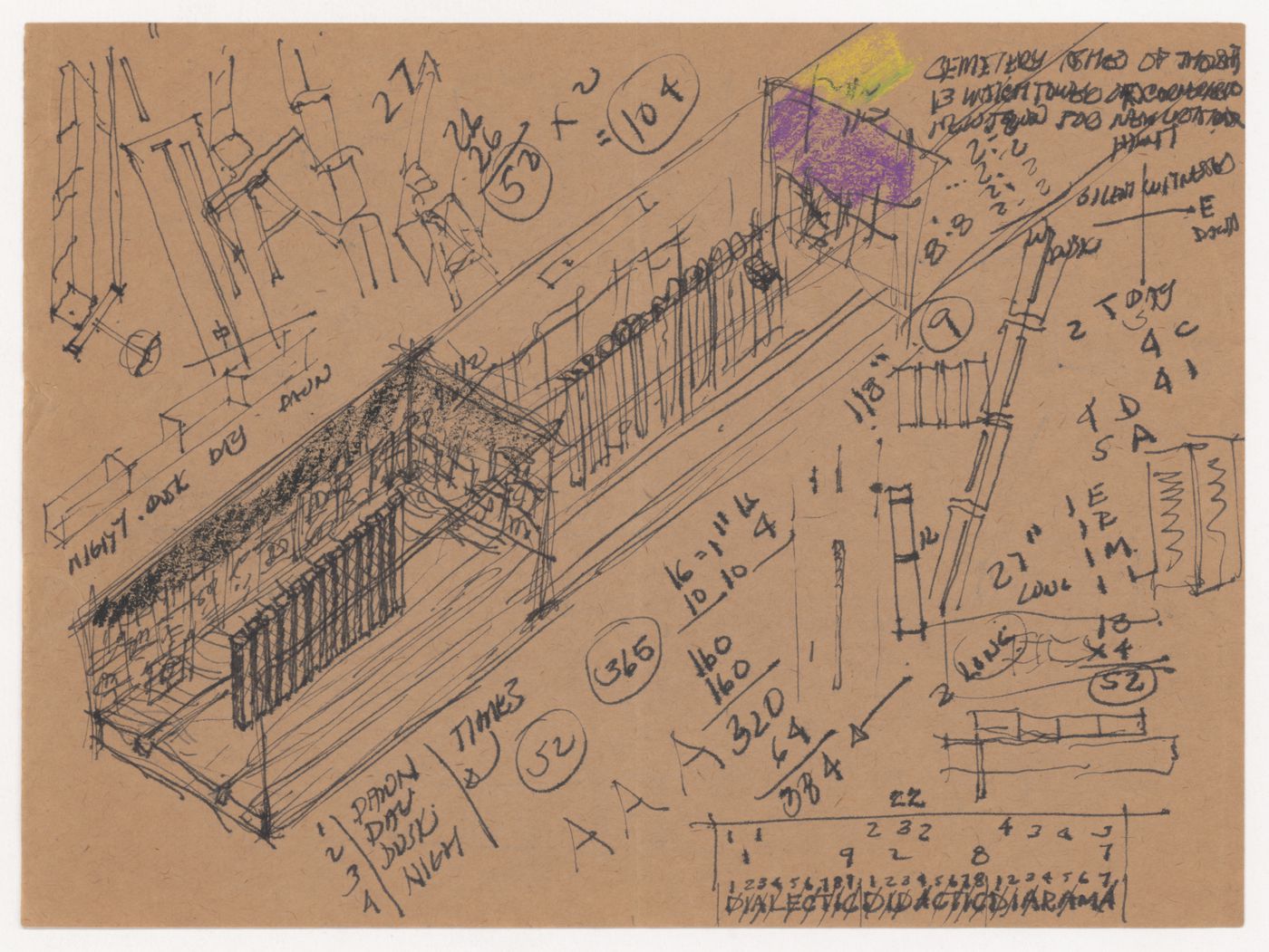 Sketches and notes for The Thirteen Watchtowers of Cannaregio
