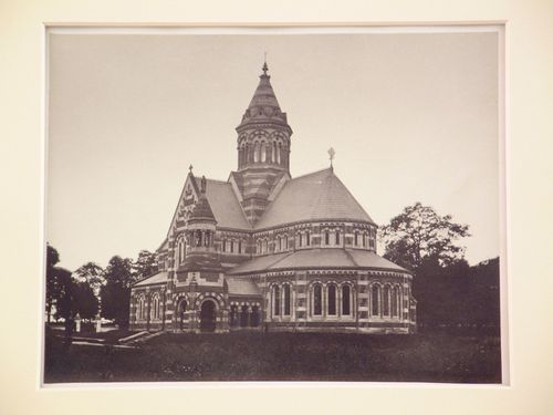 Exterior view of Hooton Church, Cheshire, England
