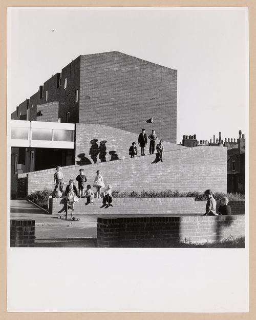 View of Housing redevelopment in Avenham, Preston, England