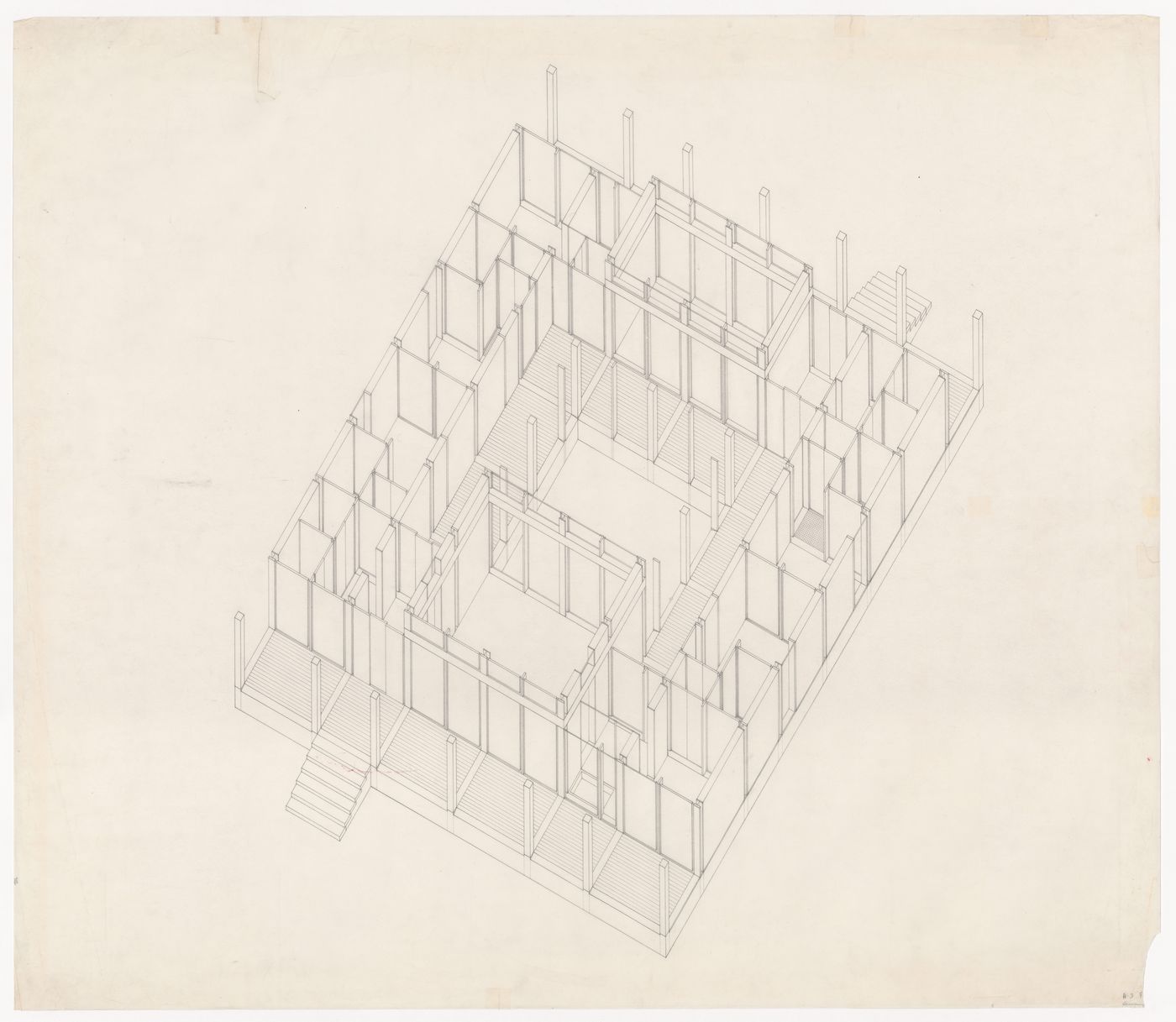 Axonometric for Texas House 3