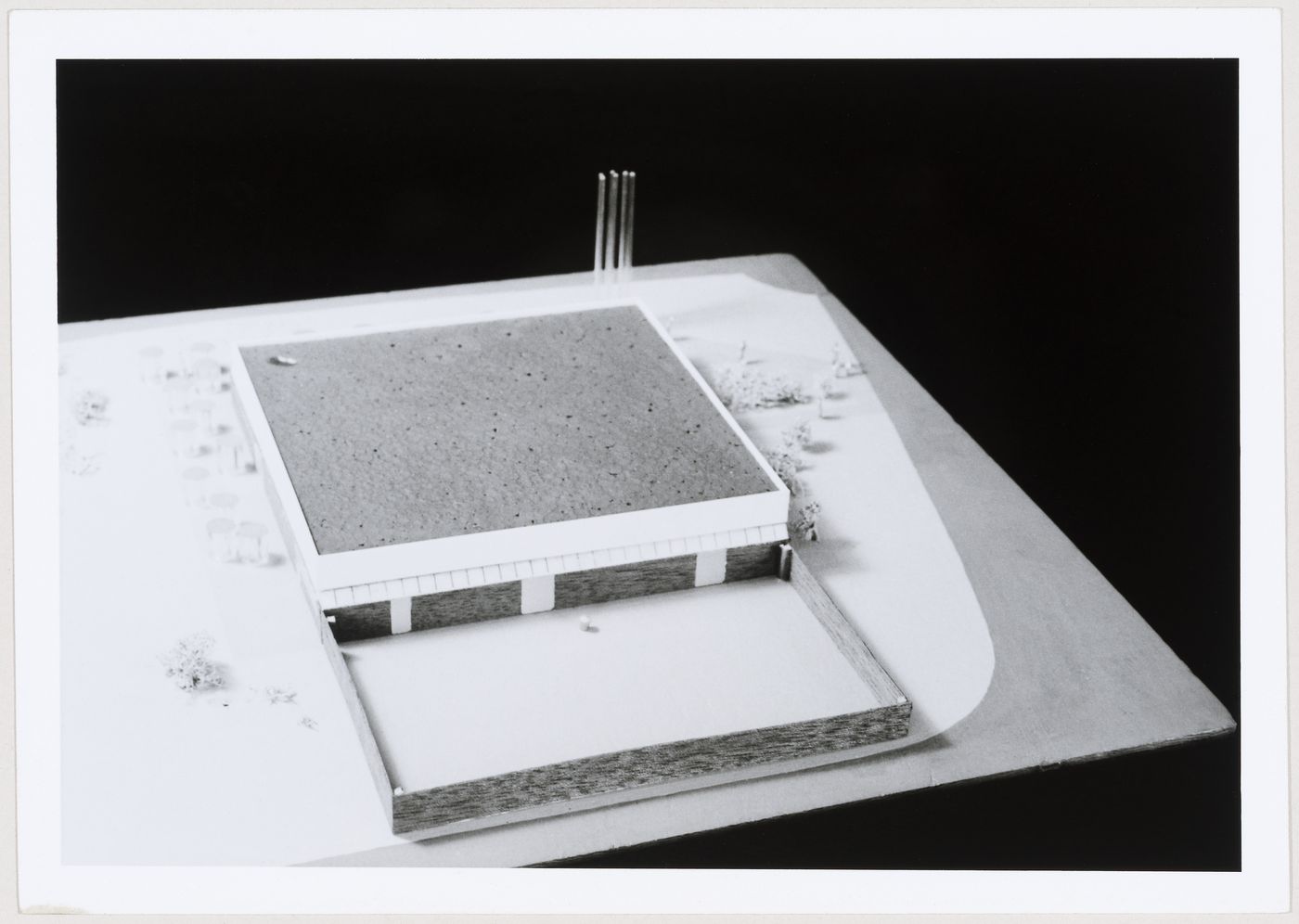 View of presentation model for the Blackpool Restaurant, Blackpool, England