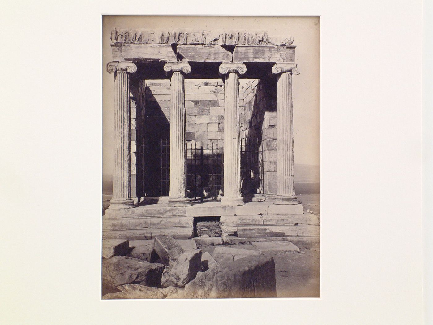 VII. Façade of the Temple of Victory.
