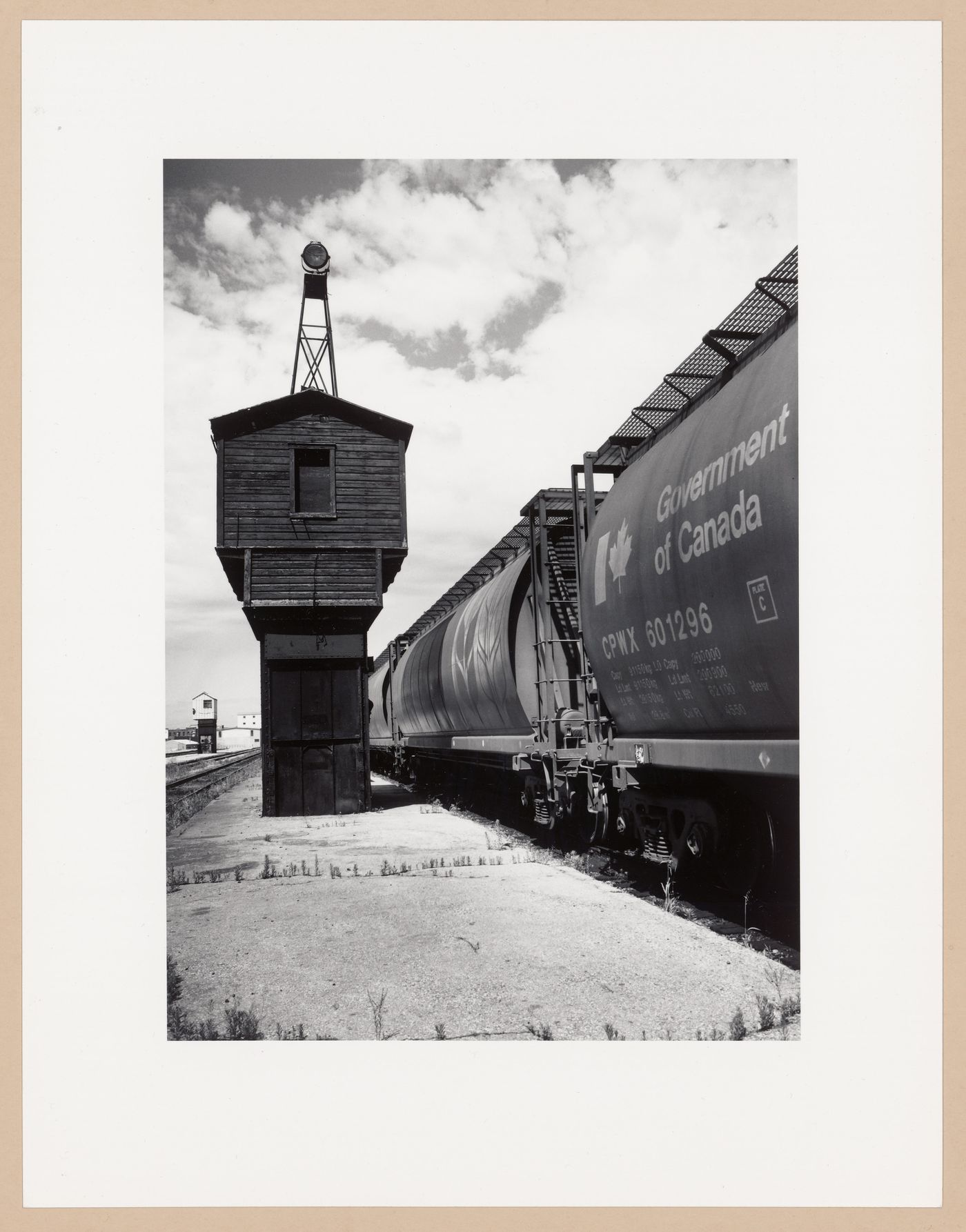 Signal tower, Canadian Pacific Railroad, Winnipeg, Manitoba, from the series The Forms of Canadian Industrial Architecture