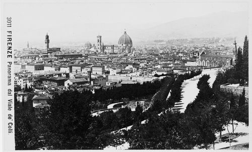 Plate from album ''Accordion-Fold Views of Florence, Italy''