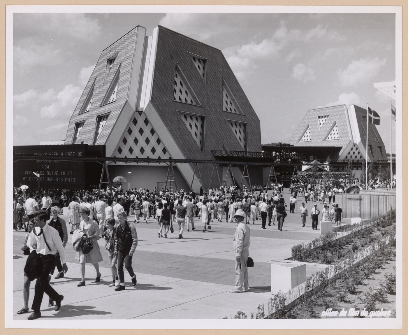 View of the Man the Explorer Pavilion, Expo 67, Montréal, Québec