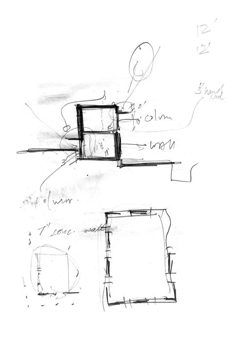 House in Chennai : sketch