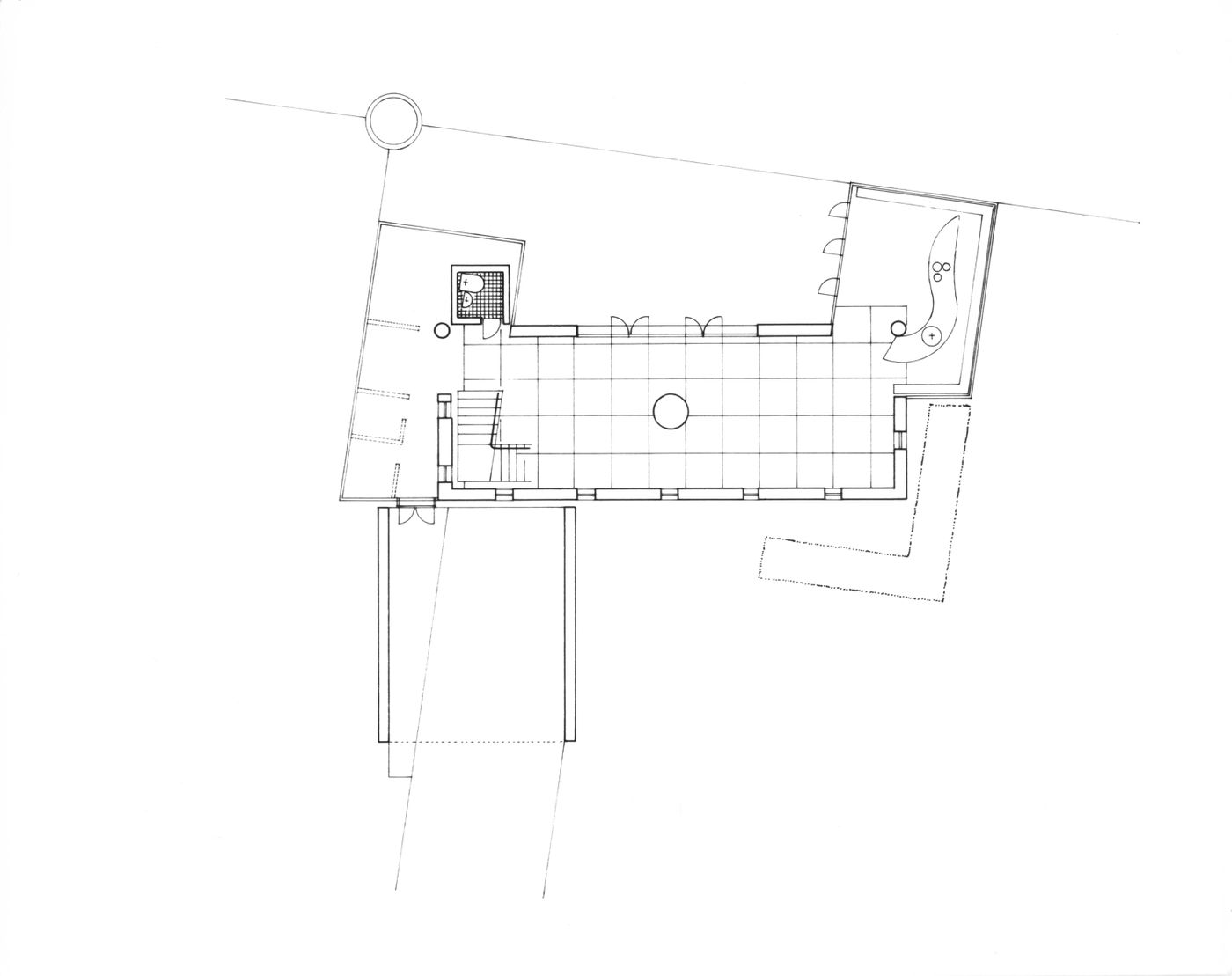 The Nofamily House - Illustrationdrawing - Plan l